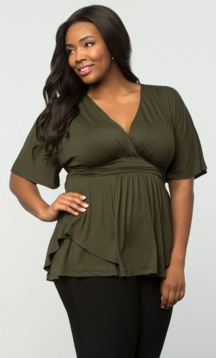 Promenade Top, Olive You (Women's Plus Size)