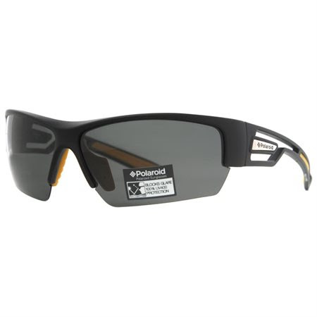 Polaroid P 7410A 71C Y2 Black/Yellow Men's Polarized Sport Sunglasses