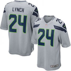 Marshawn Lynch Seattle Seahawks Nike Alternate Game Jersey – Gray