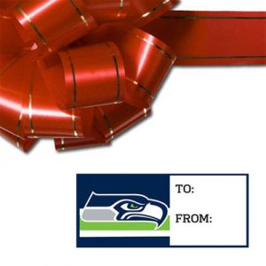 Seattle Seahawks WinCraft Set of 10 Adhesive Gift Tags