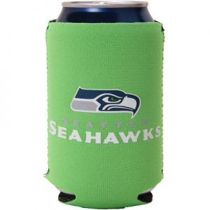 Seattle Seahawks Collapsible Can Cooler – Neon Green