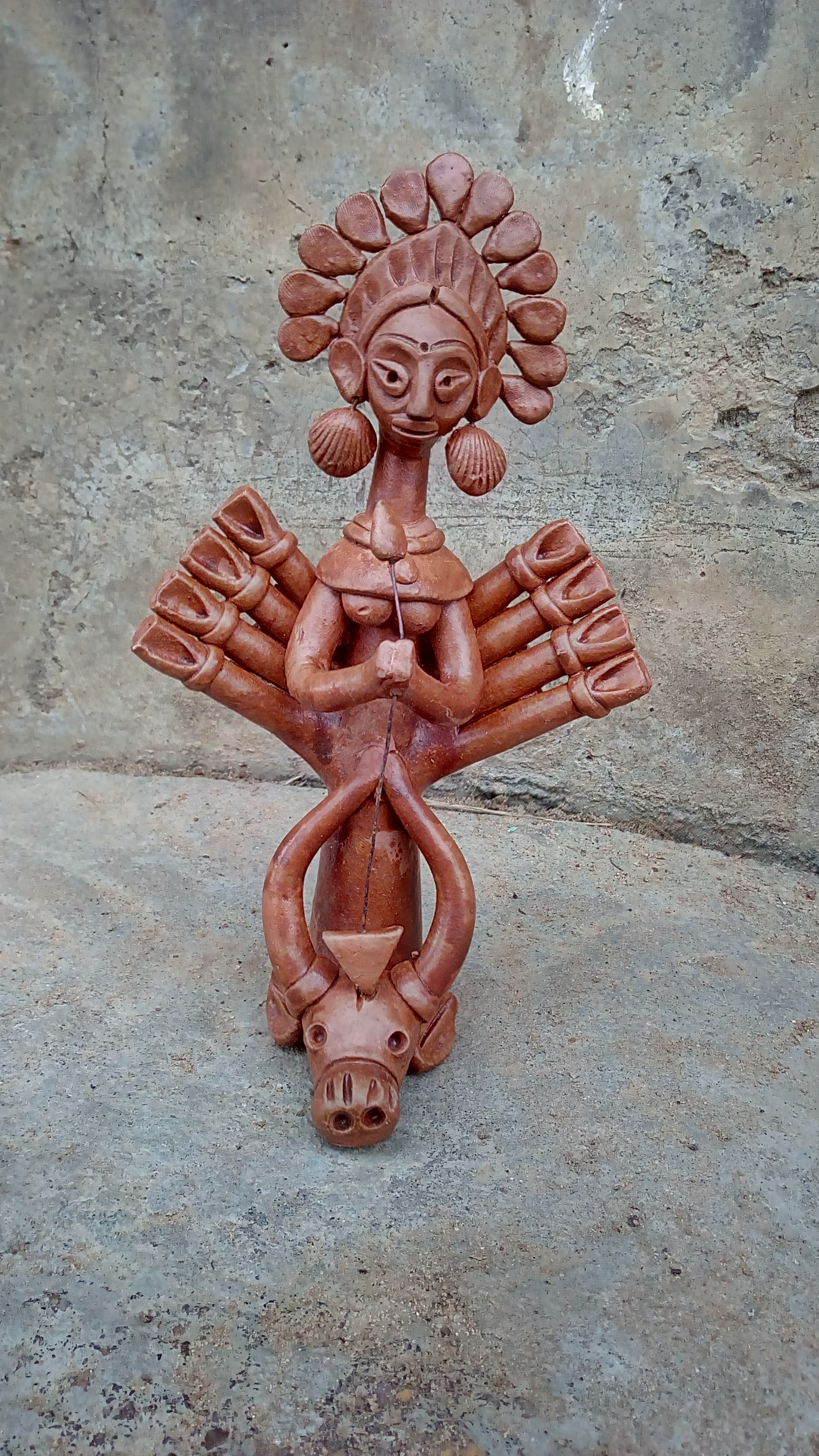 terracotta durga