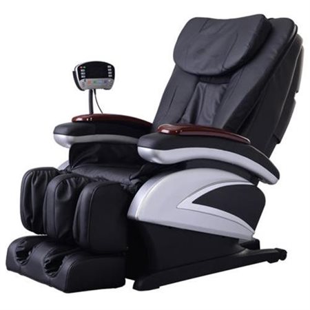 Electric Full Body Shiatsu Massage Chair Recliner w/ Heat and Stretched Foot Rest