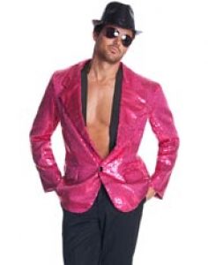 Pink Sequin Jacket Adult Costume