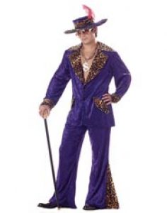 Adult Purple Pimp Costume