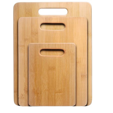 Nuvita Bamboo 3 Piece Bamboo Cutting Board Set