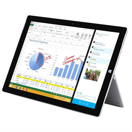 Microsoft Surface Pro 3 Core i5 4 GB RAM - 128 GB SSD - Refurbished