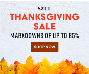 SZUL Thanksgiving Sale
