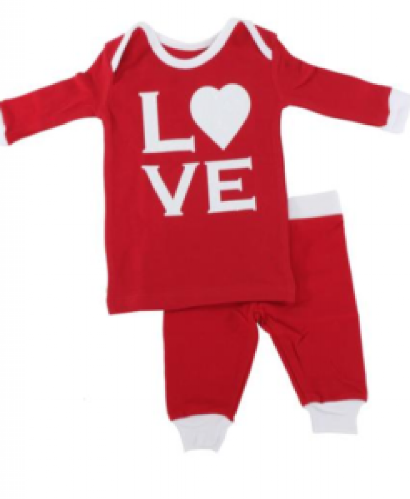 [Mud Pie] Valentine's Day Toddler Pajamas