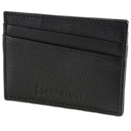 FASHION ACCESSORIES HANDBAGS & WALLETS Alpine Swiss Minimalist Leather Front Pocket Wallet 5 Card Slots Slim Thin Case