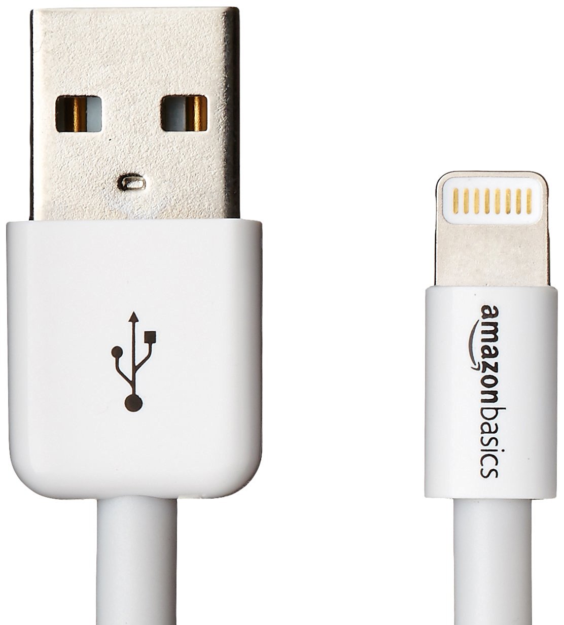 AmazonBasics Apple Certified Lightning to USB Cable - 6 Feet (1.8 Meters) - White