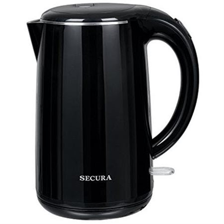 Secura 1.8 Quart Stainless Steel Cordless Electric Water Kettle