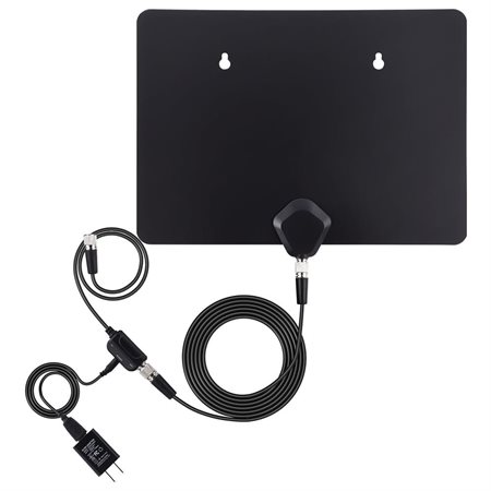 Amplified HDTV Antenna Low-Noise Amplifier Signal Booster and 10 Foot