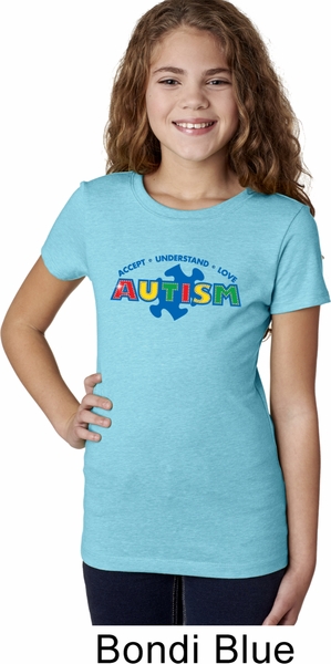 Autism Except Understand Love Girls Shirt