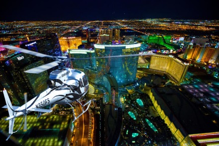 Deluxe Las Vegas Helicopter Night Flight with VIP Transportation