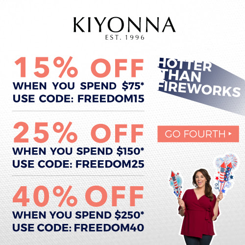 Kiyonna up to 40% off coupon