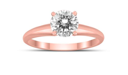 AGS CERTIFIED 1 CARAT DIAMOND SOLITAIRE RING