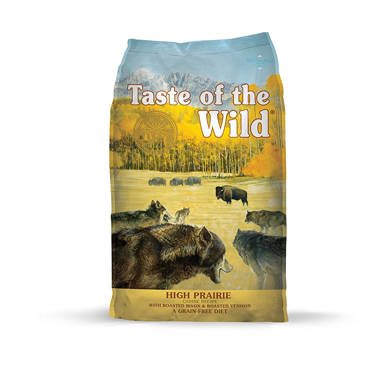 Taste of the Wild Grain Free High Protein Dry Dog Food High Prairie Adult - Venison & Bison