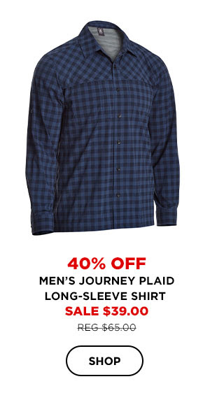 EMS Men's Journey Plaid Long-Sleeve Shirt