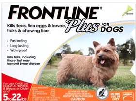 FRONTLINE PLUS SMALL DOGS UP TO 22LBS (ORANGE)
