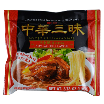 Noodles - MYOJO CHUKAZANMAI CANTON SOY SAUCE FLAVOR 3.73 OZ X 24 PACKS