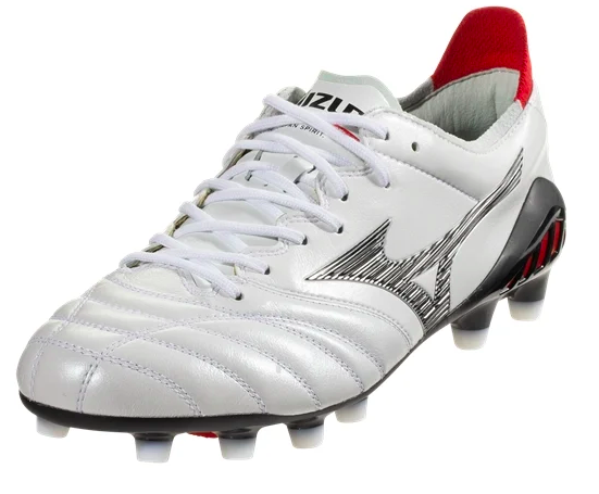 Mizuno Morelia Neo III MIJ Soccer Cleat - White/Black/Red