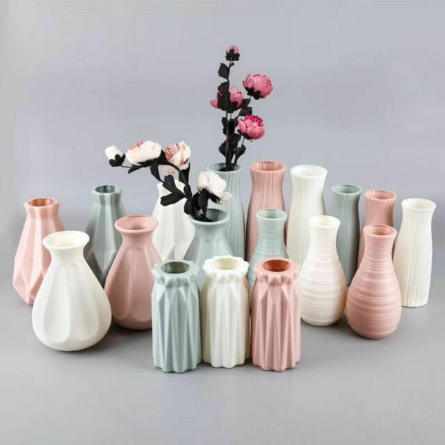 Plastic Flower Vase Decoration