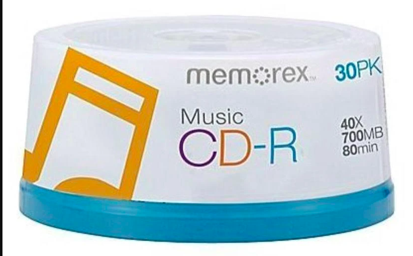 Memorex 40X Digital Audio Music CD-R