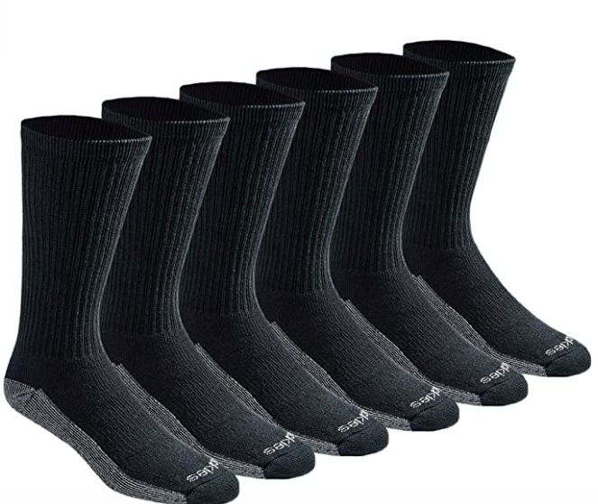 Dickies Men's Dri-tech Moisture Control Crew Socks Multipack