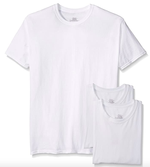 Hanes Men's 3-Pack Crew Neck T-Shirt