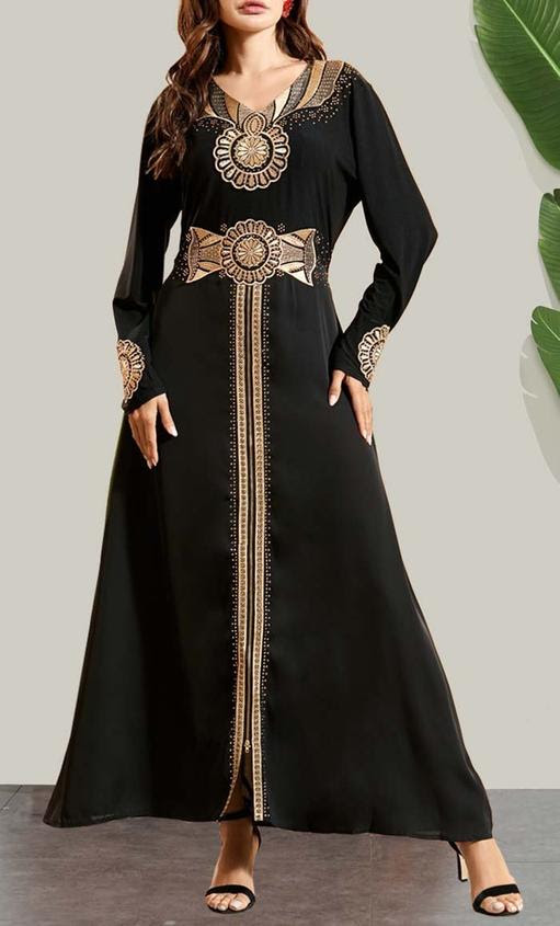 Moroccan Style Embroidred Abaya