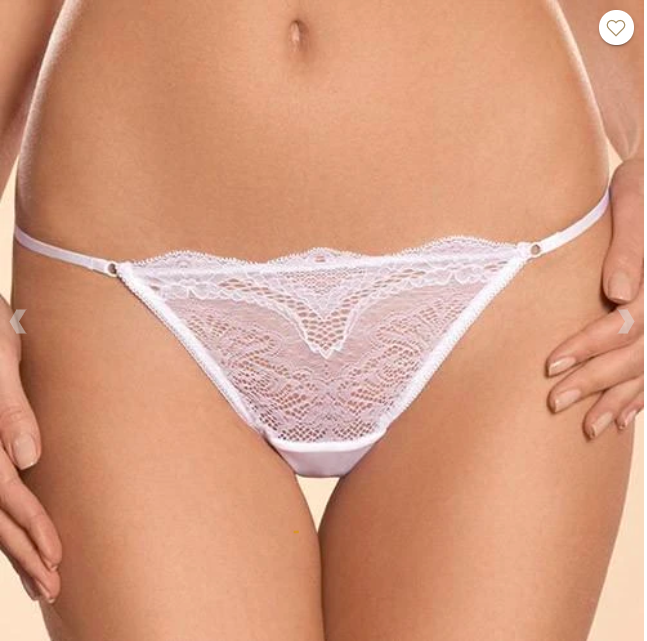 Sheer Lace G-String Panty Ajour Aventine