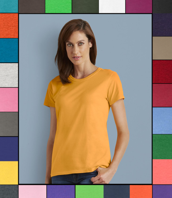 Gildan Womens Plain T Shirt