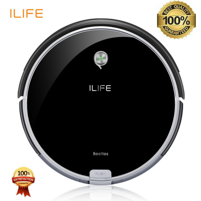 ILIFE A6 Robotic Vacuum Cleaner With Piano Black