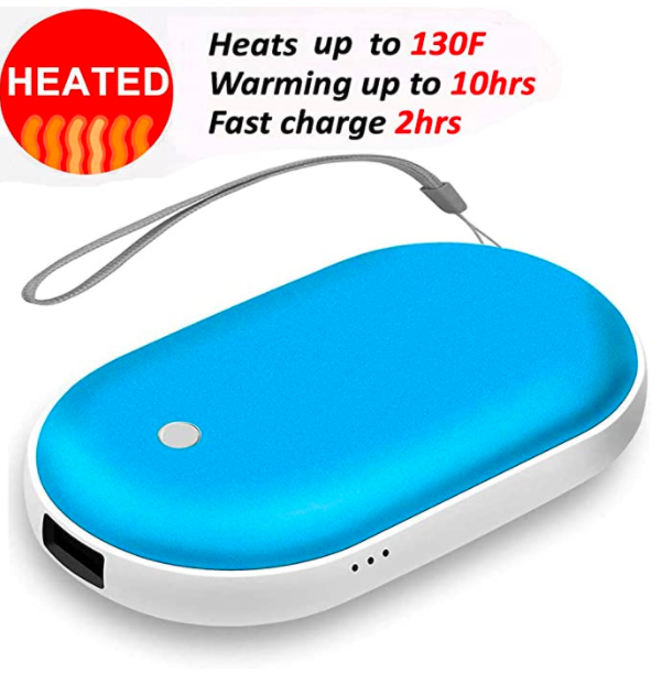 KEROLFFU Rechargeable Hand Warmer 5200mAH Electronic Portable Heating USB Backup Power Back Battery for Samsung iPhone