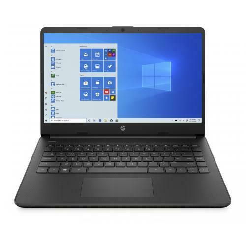 HP 14 Series 14" Laptop AMD 3020e 4GB RAM 64GB eMMc Jet Black