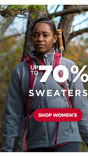 Up to 70% OFF Sweaters & Fleece