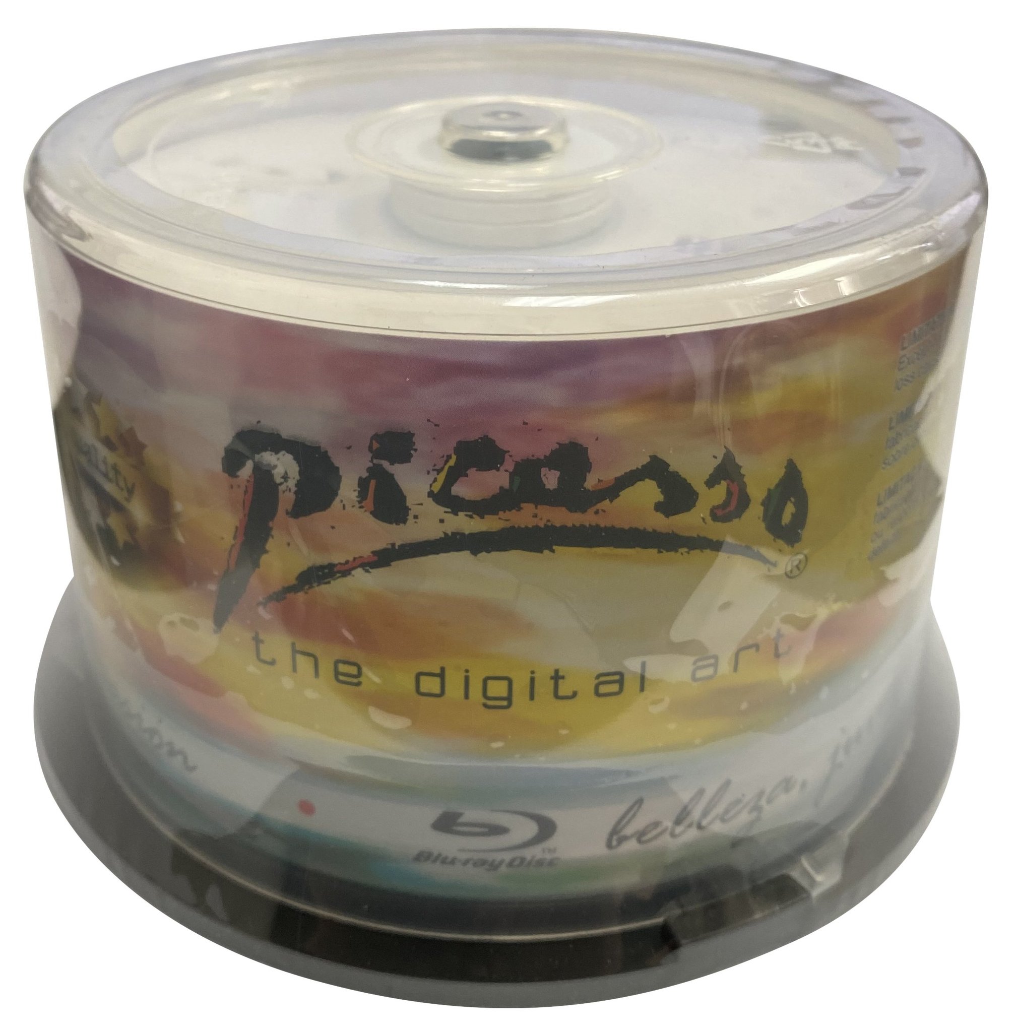 Picasso Blu-ray 6X BD-R 25GB Disc Logo on Top