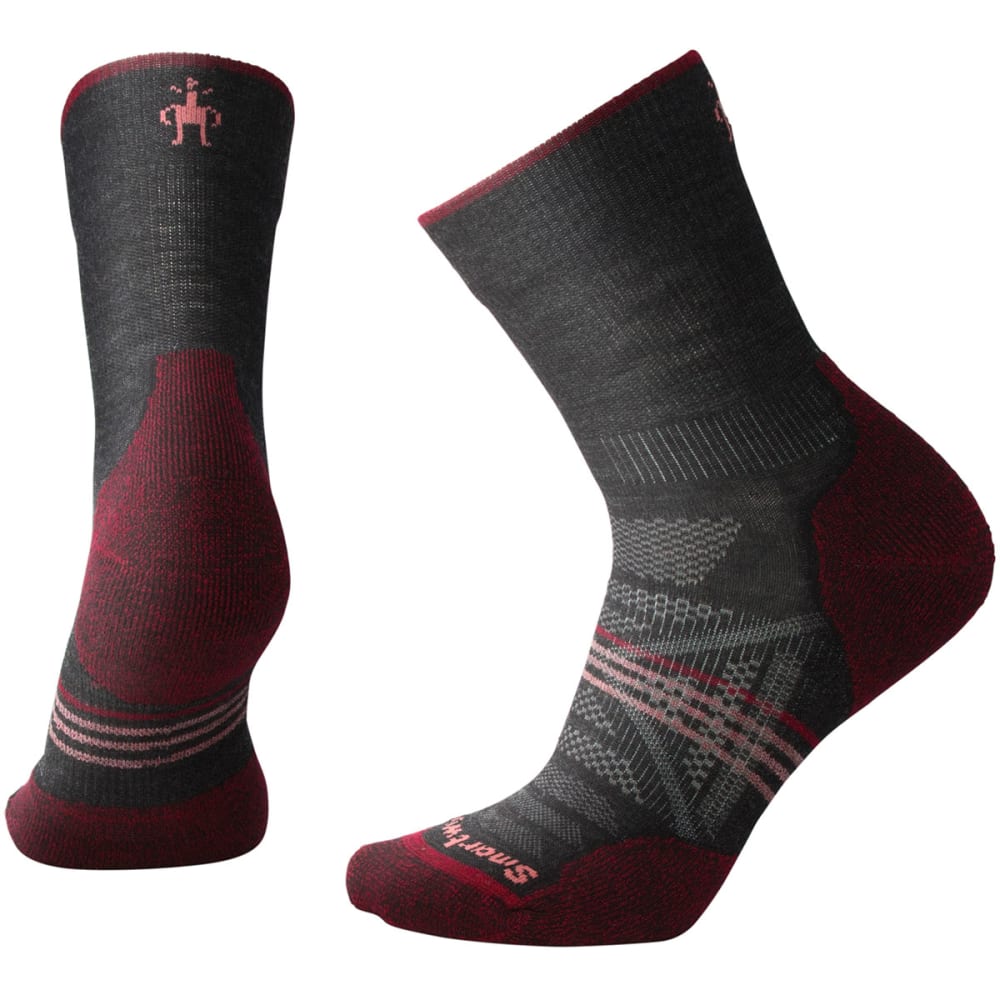 SMARTWOOL Women's PhD Outdoor Light Mid Crew Socks