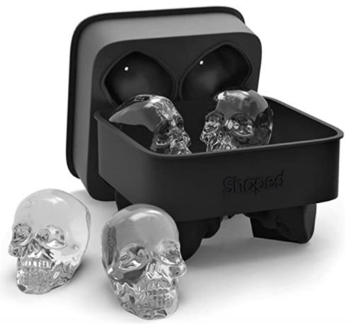 3D Skull Flexible Silicone Ice Cube Mold