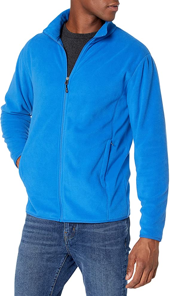 Amazon Essentials Men's Full-Zip Polar Fleece Jacket