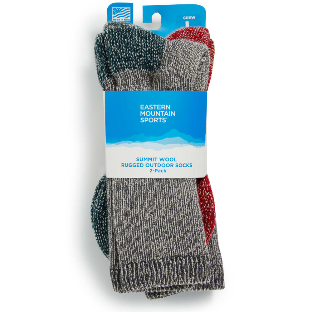 EMS Summit Wool Socks, 2 Pack