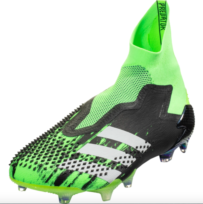 adidas Predator Mutator 20+ FG Firm Ground Soccer Cleat - Signal Green/White/Core Black Item # A1043768