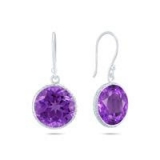 Amethyst Dangle Drop Earrings $19 Shipped