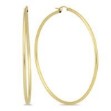 $19 14K Gold Filled Endless Hoop Earrings w/ Free Shipping