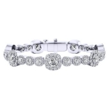 25% Off ASSCHER CUT DIAMOND BRACELET PAY LATER