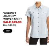 Women’s Short-Sleeve Shirt 40% OFF