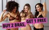FREE BRA – Buy 2 & Get 1 Free Bra