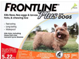 FRONTLINE PLUS FOR DOGS UP TO 22 LBS Starting $22.35