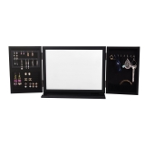 Helena 3 in 1 Trifold Tabletop Vanity Mirror – Jewelry Storage, Memo Board, Modern & Cotemporary – $40 with free shipping